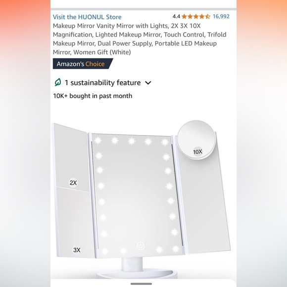 Makeup Vanity Mirror - Picture 2 of 5